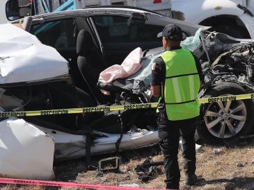 Elementos de la Procuraduría de Justicia acudieron para iniciar las investigaciones correspondientes. SUN/ARCHIVO