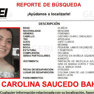 Cuerpo localizado en cerro de Las Mitras, corresponde a Ana Carolina Saucedo