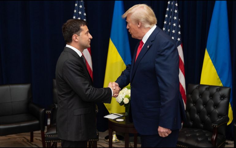 Donald Trump, presidente de Estados Unidos, condiciona su ayuda a Ucrania en su conflicto con Rusia a cambio de tierras raras. EFE/Ukraine Presidential Press Service.