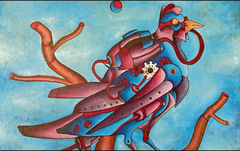 Pieza de Esteban Arévalo que forma parte de “Lazos”. CORTESÍA