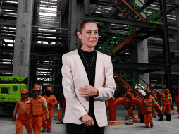 En el Salón Tesorería, la Presidenta Sheinbaum también mencionó que no se están planteando hidroeléctricas nuevas. SUN / ARCHIVO / EFE / M. Guzmán