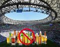 En 2022, Qatar avisó de la prohibición de beber alcohol en los estadios y en sus alrededores apenas dos días antes del comienzo del torneo, aunque este sí podía adquirirse en hoteles. AFP / ARCHIVO