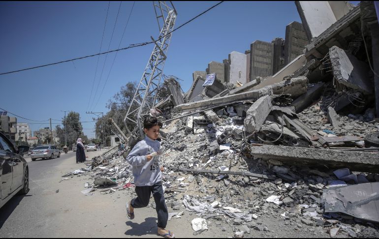 Miles de palestinos tuvieron que huir el campamento de Nur Shams después de que el Ejercicio israelí irrumpió para desalojar a todos los palestinos. EPA/M. Saber.