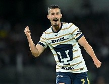 El futbolista mexicano, Pablo Bennevendo, anotó el primer gol para Pumas en la Concachampions 2025. IMAGO7 / ARCHIVO
