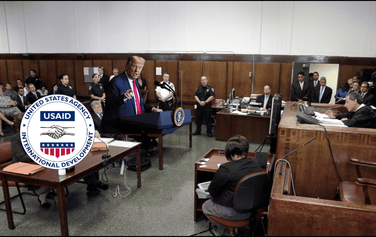 La USAID pidió ayuda a jueces para mantener el bloqueo del despedido masivo querido por Trump en la agencia. EFE/R. Drew/CANVA