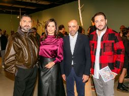 Agustín Pérez Rubio, Verónica Delgadillo, Javier Esteban Carrascón y Víctor Martínez. GENTE BIEN JALISCO / A. Rodríguez