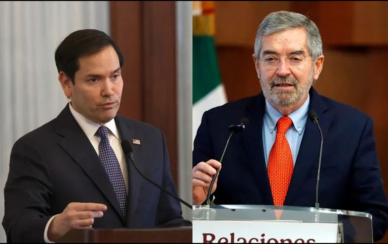 Rubio le reiteró al titular de la Secretaría de Relaciones Exteriores (SRE) su 