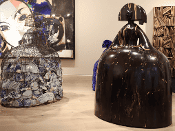 Entre las obras expuestas figuran algunas de reciente producción y otras con más edad que ya han desfilado por Venecia, París o Nueva York. EFE / ARCHIVO