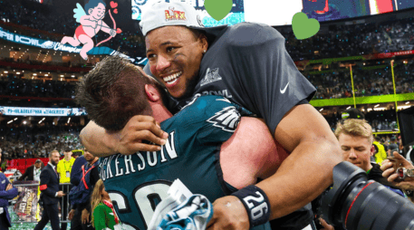 La manera perfecta de celebrar San Valentín para los aficionados de las Águilas. X/@Eagles