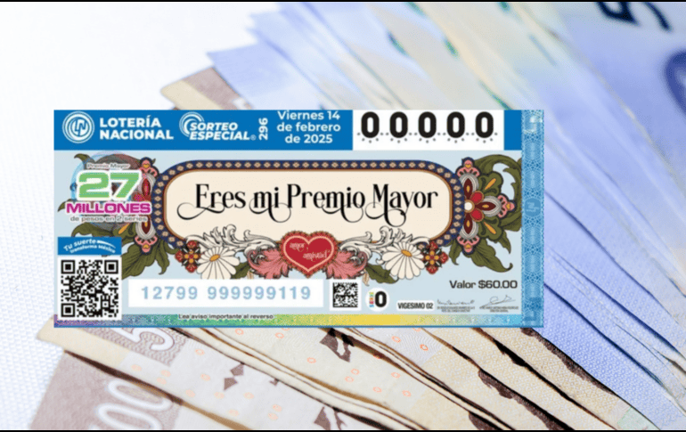 Este Sorteo Especial se realiza una vez al mes, con 60 mil números (billetes) que van del 00001 al 60,000. Lotería Nacional Mexicana / Canva