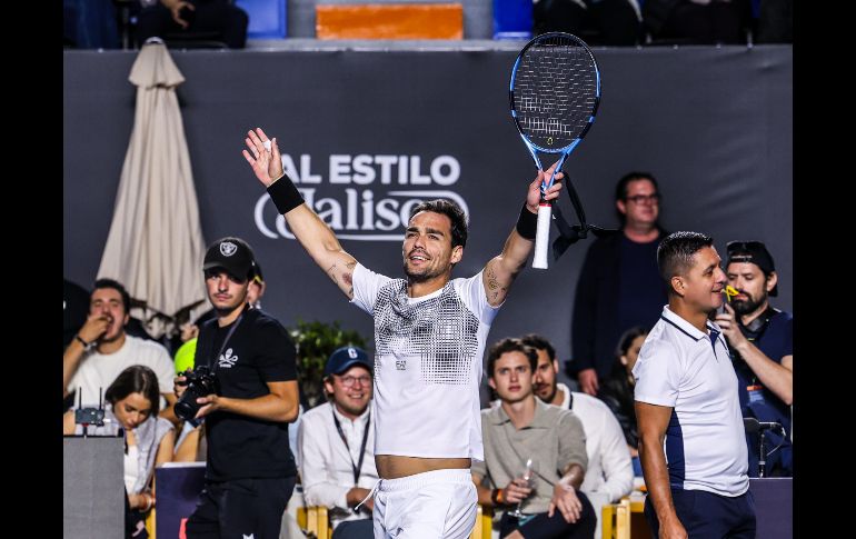 “Fogna” Fabio Fognini, inició con el pie derecho su participación al conseguir una victoria de 3-1. EL INFORMADOR / A. Navarro