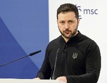 Volodímir Zelenski. El presidente de Ucrania advirtió de la necesidad de una Europa más unida. EFE/R. Wittek