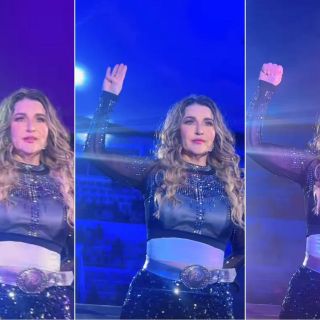 Alicia Villarreal hace señal de auxilio en concierto en Michoacán