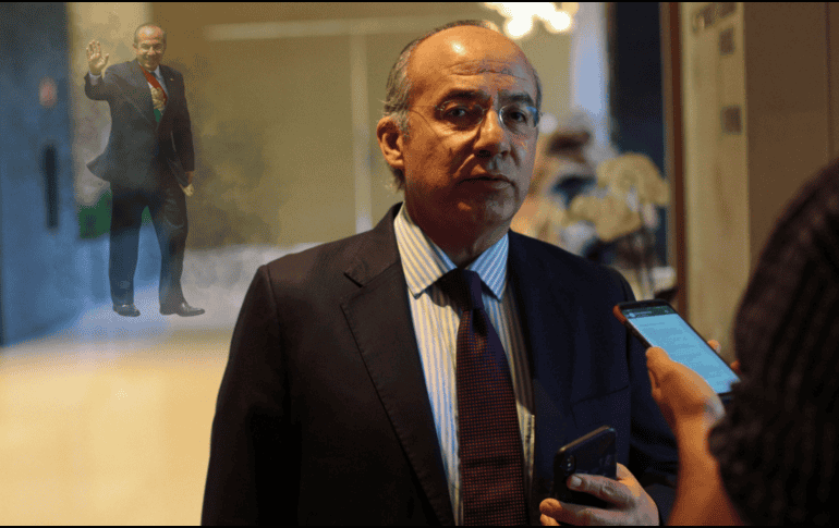 Felipe Calderón subrayó que cuando se es presidente de la República sólo hay dos opciones, combatir al crimen organizado o tolerarlo. EL INFORMADOR / NTX / ARCHIVO