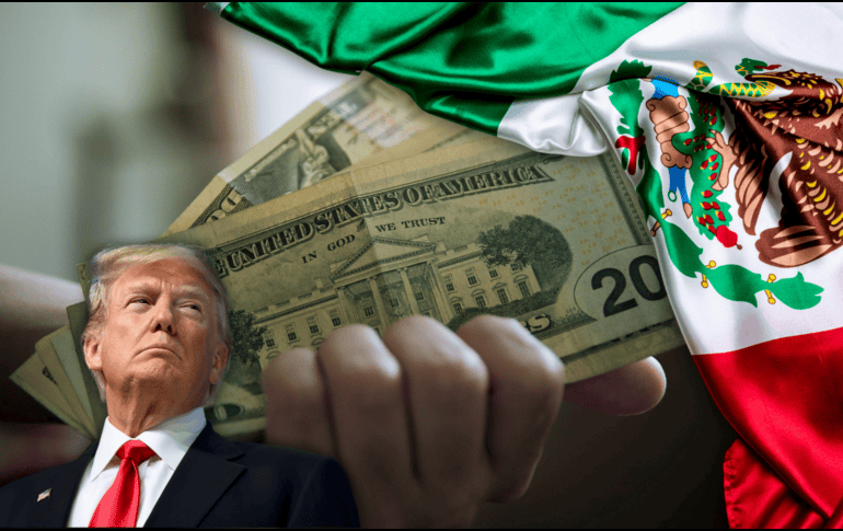 En particular, las deportaciones masivas de Trump inquietan porque los mexicanos son cerca de la mitad de los 11 millones de indocumentados en EU y sus remesas representan casi el 4% del PIB del país. EFE / AFP / ARCHIVO