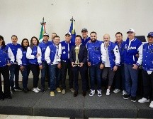 Lemus estuvo acompañado por la directiva del equipo. CORTESÍA