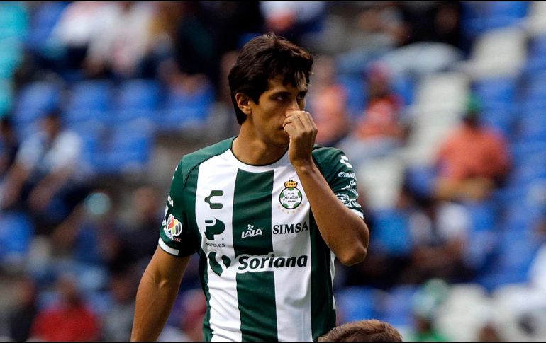 José Juan Macías, durnate la Jornada 1 de la Liga MX con Santos Laguna. IMAGO7