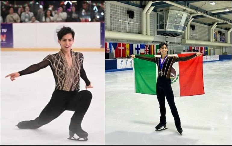 Carrillo competirá en el prestigioso Campeonato de los Cuatro Continentes. ESPECIAL / X: @COM_Mexico / @DonovanDCarr