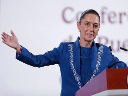 Sheinbaum asisitió a la conmemoración del aniversario 112 del Día del Ejército mexicano. EFE/ I. Esquivel