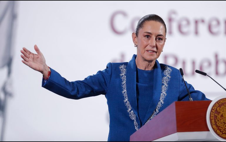 Sheinbaum asisitió a la conmemoración del aniversario 112 del Día del Ejército mexicano. EFE/ I. Esquivel