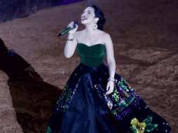 Ángela Aguilar durante una presentación en vivo. ARCHIVO / Agencia EL UNIVERSAL