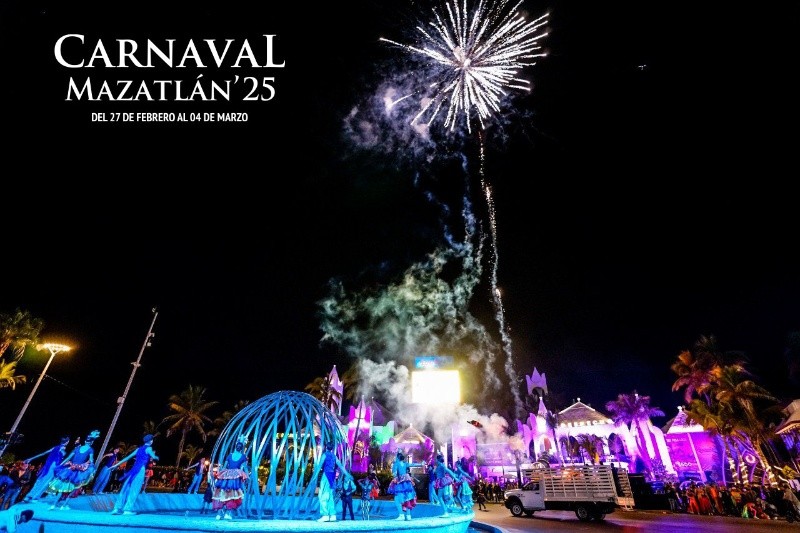 Carnaval de Mazatlán 2025. ESPECIAL/FACEBOOK CARNAVAL INTERNACIONAL MAZATLÁN.