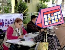 El registro para la Pensión Mujeres Bienestar, dirigida a mujeres de 60 a 64 años, está abierto desde el 1 de agosto en los 2,400 Módulos de Bienestar distribuidos en todo el país. X/ @apoyosbienestar.