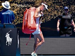Raducanu perdió su enfrentamiento contra Karolina Muchova. AFP/W. West