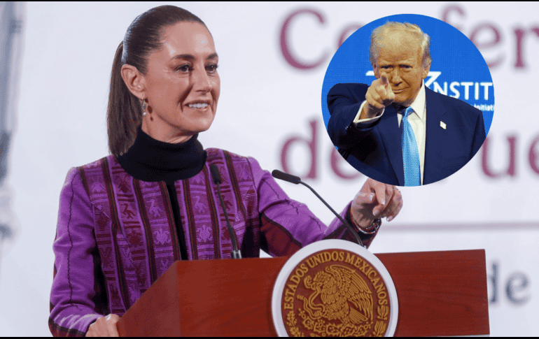 La mandataria federal agradeció los elogios del presidente estadounidense, quien se refirió a ella como una 