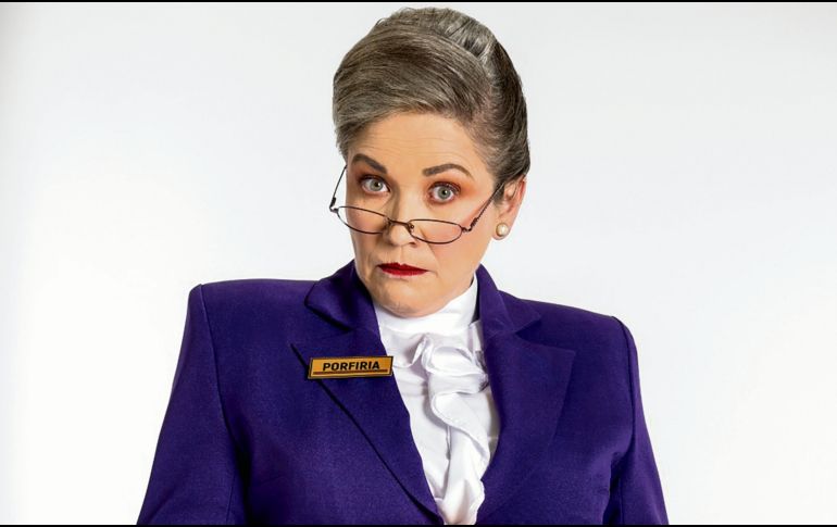 La actriz Laura Luz entra en la piel de “Porfiria”, una mujer de carácter severo pero de gran corazón. ESPECIAL