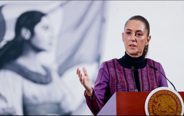 Claudia Sheinbaum, presidenta de México. EFE