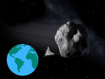 Con estos nuevos datos, la probabilidad de un impacto con la Luna aumentó ligeramente al 1 %. ESPECIAL / NASA/JPL-CALTECH