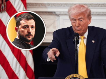 Trump afirma no estar de lado de Putin y aceptará pronto aceptar una llamada de Zelenski. EFE/F. Chung/N. Savas