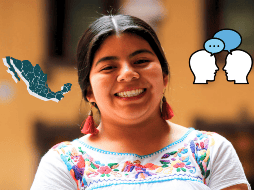 La hablante de mixteco de Oaxaca, Bernardina Ramírez, tuvo una entrevista con EFE en el edificio Arroniz en Guadalajara, Jalisco. EFE/ F. Guasco