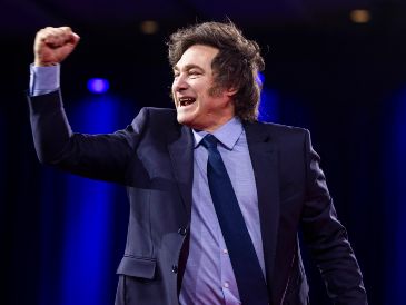 Milei presentó su discurso en la Conferencia de Acción Política Conservadora. EFE / ARCHIVO