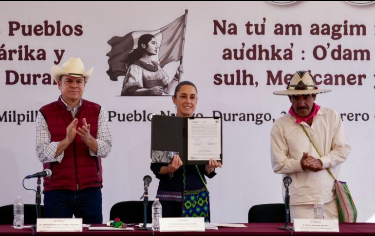 La presidenta informó que los adultas mayores y las personas con discapacidad podrán surtir sus recetas médicas en las nuevas Farmacias del Bienestar. CORTESÍA