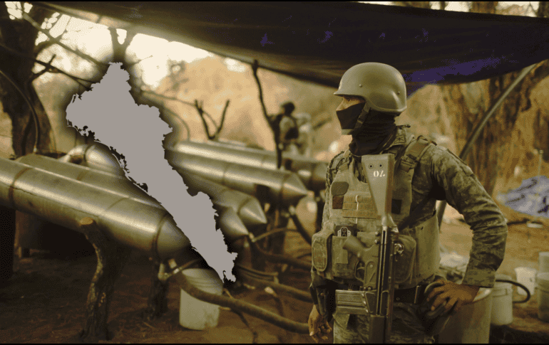 En Sinaloa, las fuerzas federales siguen su combate al narcotráfico y este lunes se reportó el hallazgo de nuevos laboratorios clandestinos para el procesamiento de droga. SUN / ARCHIVO