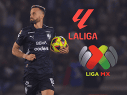 Sergio Canales en una celebración de gol con Rayados de Monterrey. IMAGO7