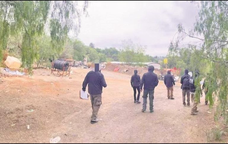 En el sitio se encontraron varios contenedores y cámaras de vigilancia. EL UNIVERSAL