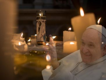 Desde el hospital Gemelli de Roma, el Papa Francisco ha promovido la canonización de José Gregorio Hernández Cisneros. EFE / Miguel Gutiérrez / ARCHIVO