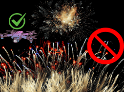 Buscan cambiar la pirotecnia por drones debido a la cuestión de salud, medio ambiente y sostenibilidad en la CDMX. ESPECIAL