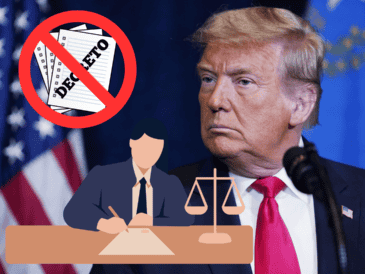 Una jueza bloquea indefinidamente la congelación de fondos federales que pedía Trump. AP Photo/E. Vucci/CANVA.