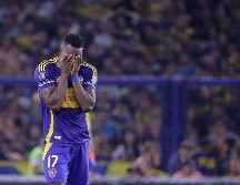 Fue en la tanda de penales donde Boca cayó 4 a 5, quedando fuera de la posibilidad de continuar en la justa sudamericana. EFE/ J. Roncoroni.