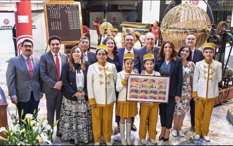 El Sorteo Mayor 3962 fue el primero de Olivia Salmón Vibaldo como directora de la Lotería Nacional. X/lotenal