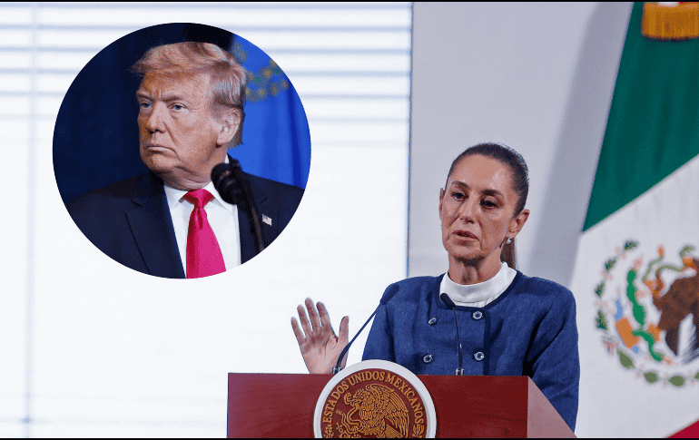 Sheinbaum recordó que próximamente habrá una revisión del Tratado entre Estados Unidos, México y Canadá (T-MEC). EFE / I. Esquivel / AP / ARCHIVO