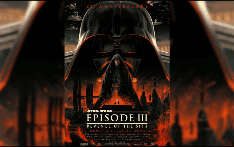 El estreno original de Star Wars: Episodio 3 fue el 19 de mayo de 2005. ESPECIAL / X / @Cakes_Comics