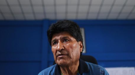 El exmandatario presentará su candidatura presidencial para las elecciones del 17 de agosto con el partido Frente para la Victoria (FPV),. EFE / L. GANDARILLAS