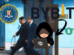 FBI acusa a hackers respaldados por Norcorea de robar criptomonedas. EFE/Korea Summit Press Pool/CANVA.