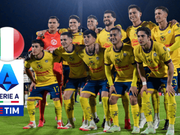Foto de equipo del Club América antes de iniciar el partido ante Pumas en la Liga MX. IMAGO7