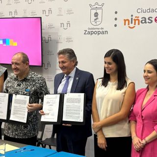 Zapopan y UNICEF renuevan convenio para proteger los derechos de la niñez